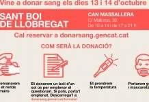 Se habilitará un un espacio en Can Massallera para donar sangre el próximo 13 i 14 de octubre
