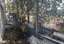 Un incendio en Sant Boi quema 200 metros de matorrales