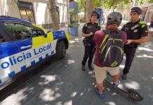 Aumentan las denuncias de la Policía Local de Sant Boi por el uso indebido de patinetes eléctricos