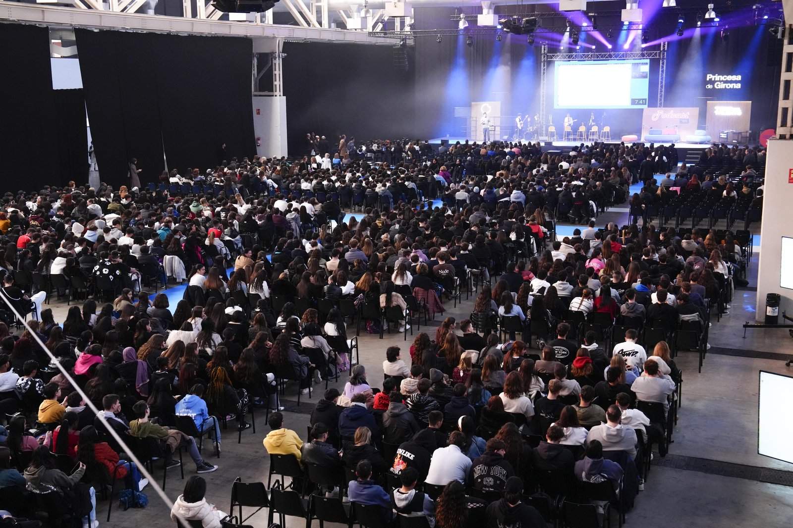 Actividad con jóvenes en una edición anterior del Talent Tour
