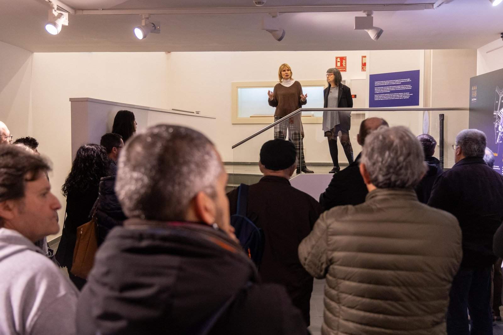 La alcaldesa, Lluïsa Moret, inauguró la exposición