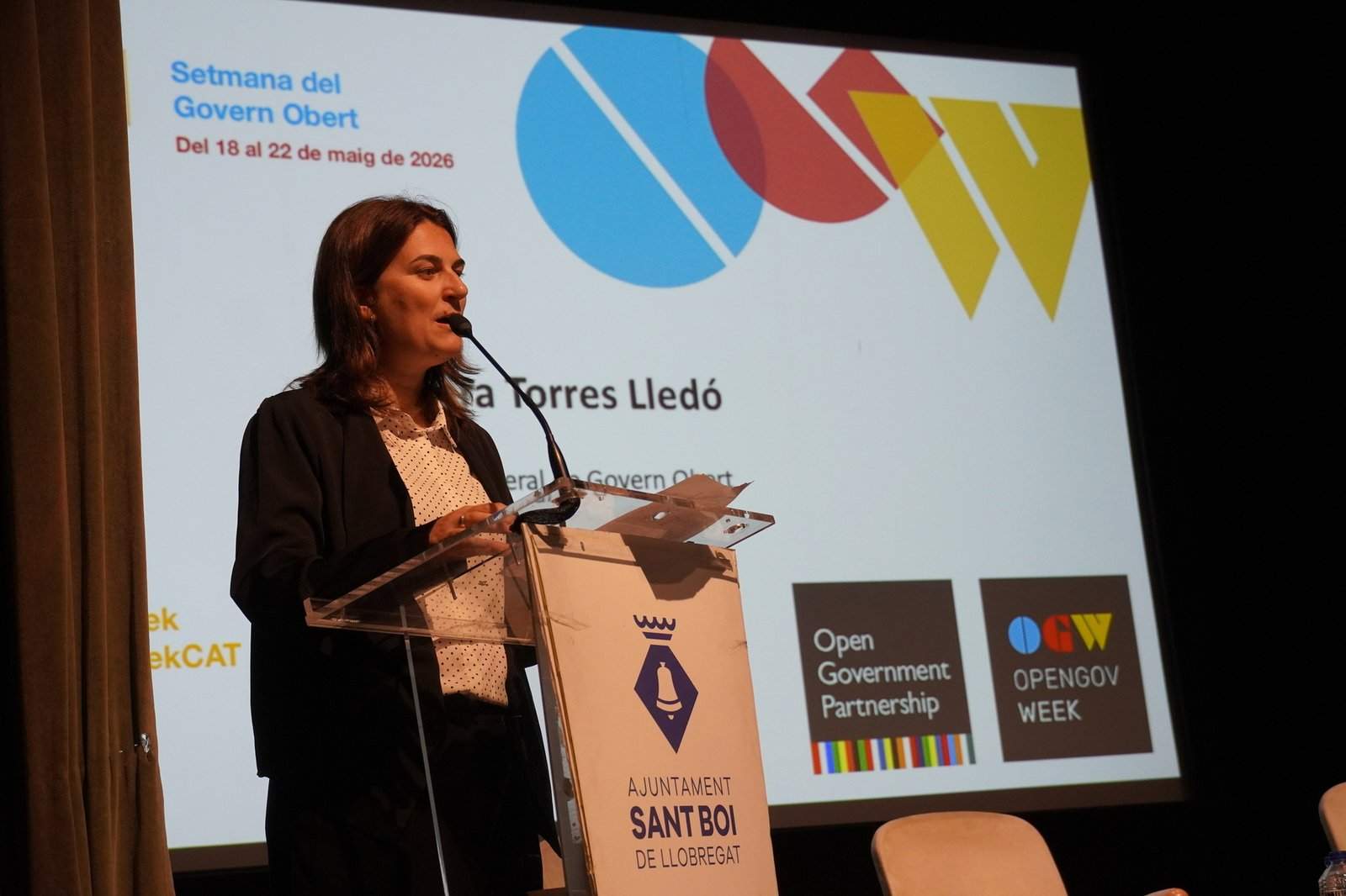 Lara Torres, directora general de Gobierno Abierto de la Generalitat