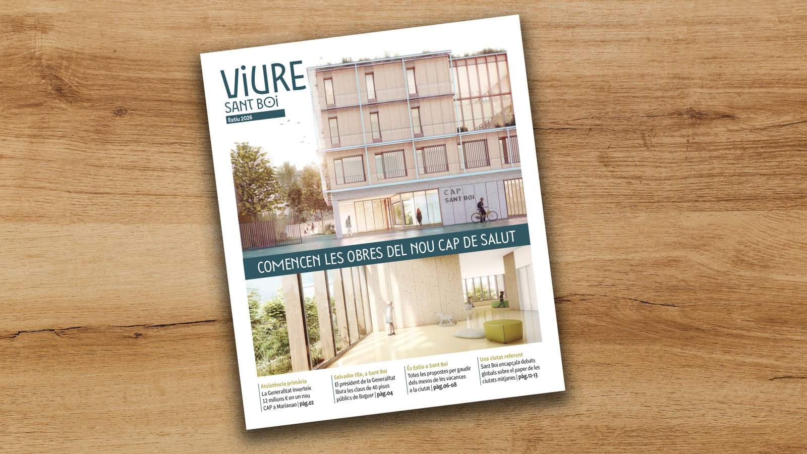 Portada del Vivir Sant Boi de julio y agosto